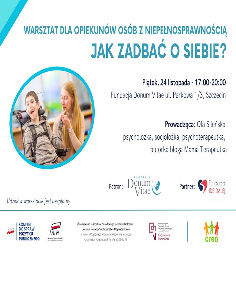 plakat o warsztatach
